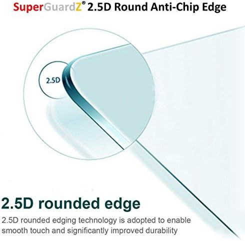 עבור Samsung Galaxy J7 Prime 2 / J7 Prime Screen Protector זכוכית מחוסמת [כיסוי מלא], SuperGuardz, Edge-to-Edge,